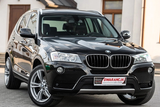 BMW X3 cena 49900 przebieg: 301645, rok produkcji 2013 z Pionki małe 232